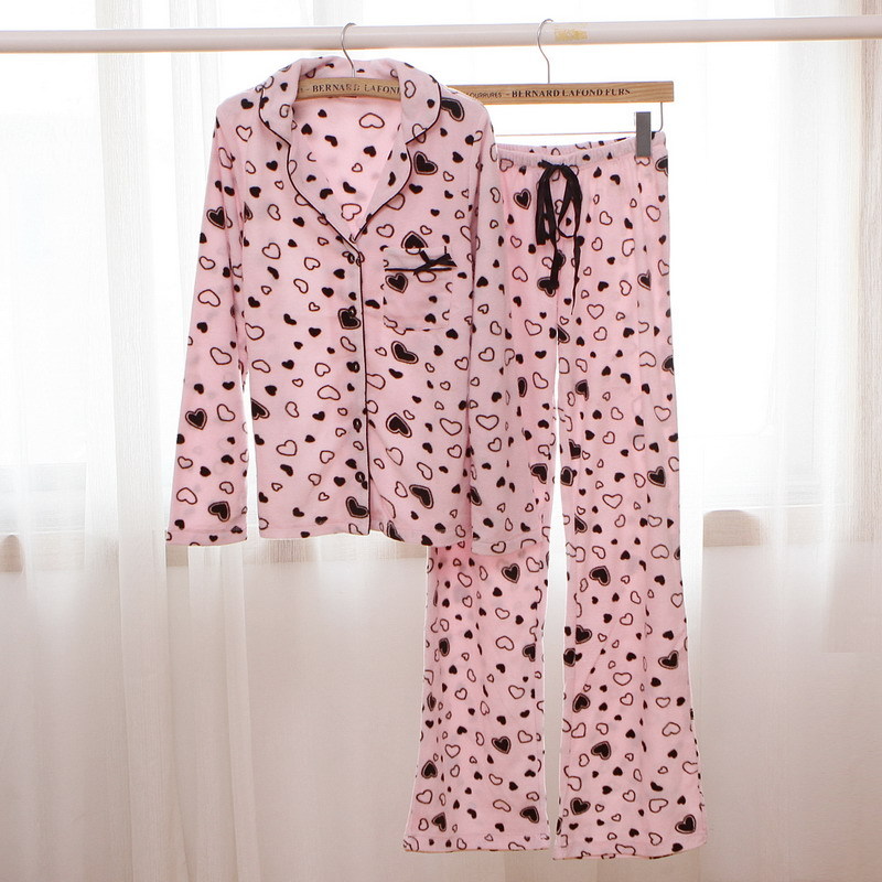 2012 women's sleepwear long sleeve length pants sleep set lounge set small yards plus size