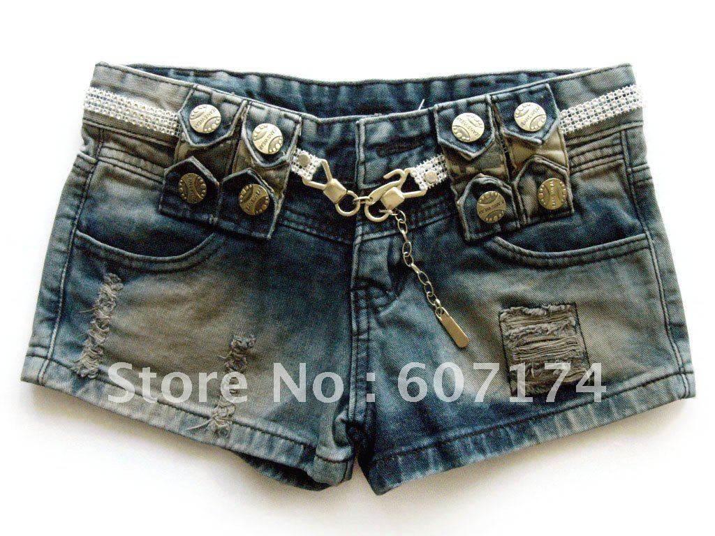 2012 Women's slim hole denim ultra-short thermal Denim shorts fashion trousers Size:S-XL #1683