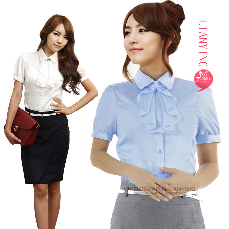 2012 women's summer work wear skirt formal fashion shirt short skirt professional set