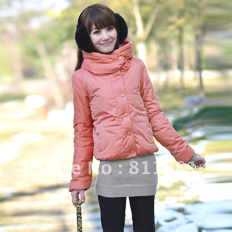 2012 Women's thick outerwear cotton-padded jacket wadded jacket Ladies hooded short design wadded jacket