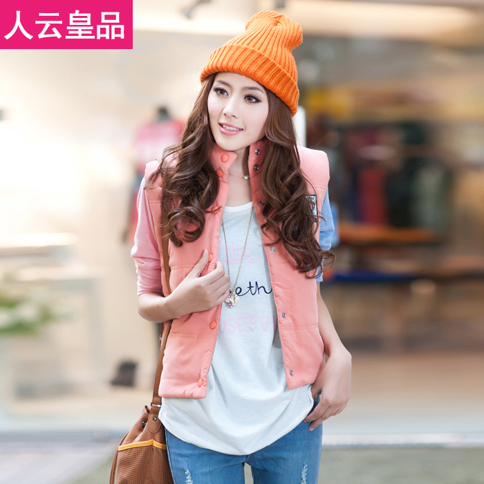 2012 women's thickening casual cotton vest