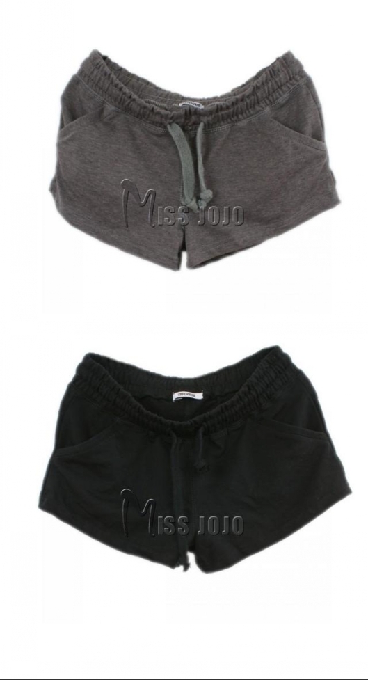 2012 women's ugly fashion wind loop pile casual cotton plus size shorts lounge pants straight female