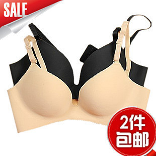 2012 women's underwear butterfly adjustable glossy a piece seamless push up bra