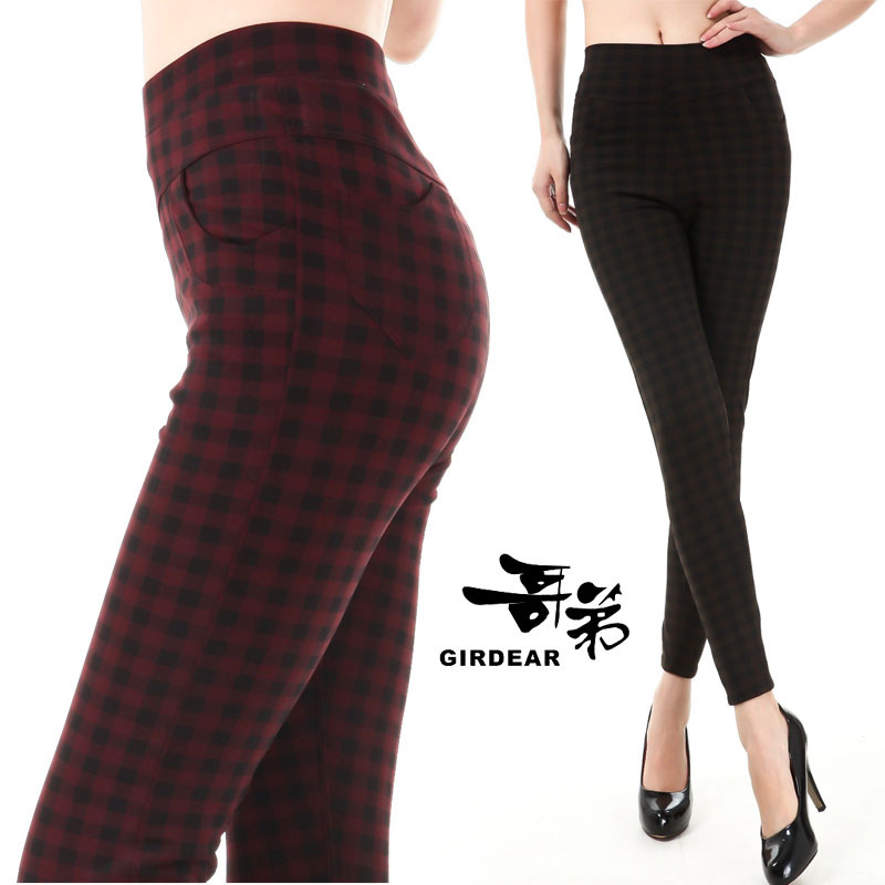 2012 women's winter thickening warm pants legging plus velvet outside the pants women's slim skinny pants