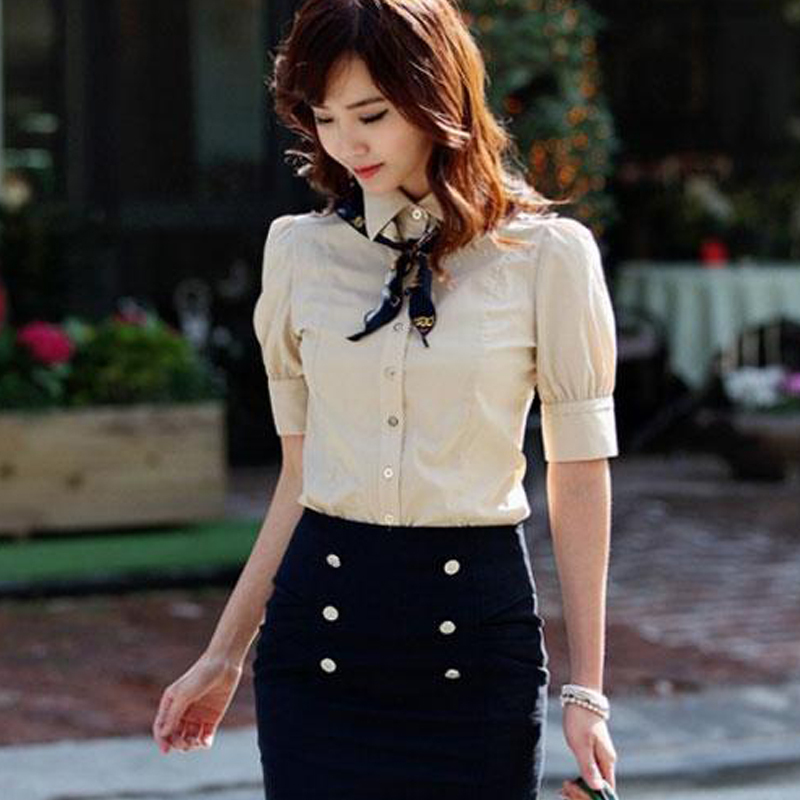 2012 work wear slim fifth sleeve skirt set ol work wear h205