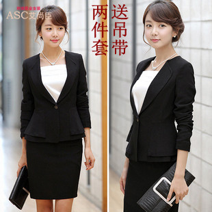 2012 work wear spring and autumn women's gentlewomen professional suit set skirt