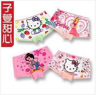 2012free shipping   Girls underwear fit 1-6yrs baby panties  childrens underwear  kids  underwear boxers