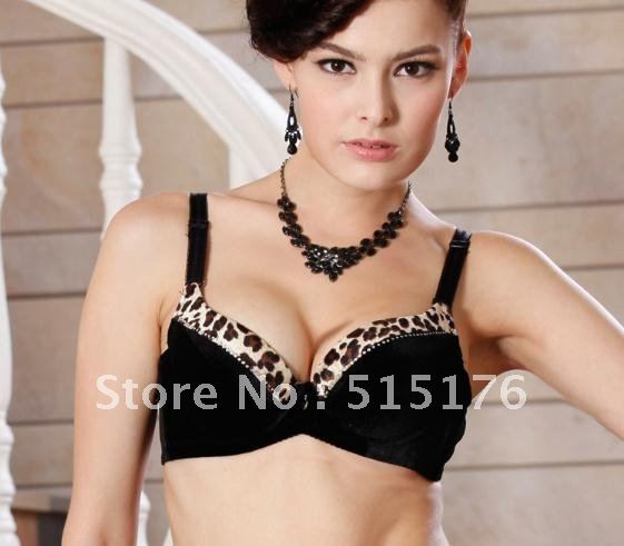 2012Free shipping soft fabric thick cup push up  underwear bra fashion have three color