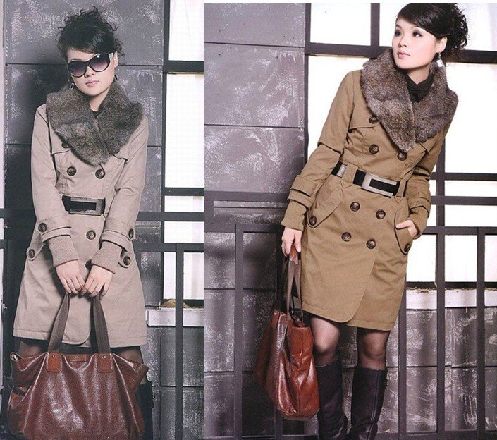 2012Free Shipping,Vogue,Hot Sale,Fashion Ladies Dust Coat,Women Wind Jacket,Asian:M-XXL