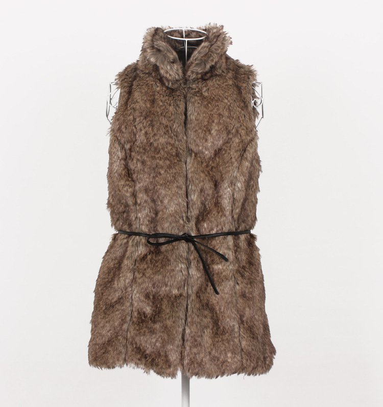 2012Free shipping  z*ra*stradivari*s/Medium style fun fur suits coat with belt!/ special rates(enclosed pics of practicality)