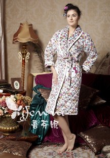 2012hm lounge coral fleece bathrobe robe bathrobe sleepwear comfortable