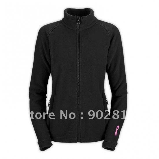 2012new womens denali fleece jacket PINK RIBBON KHUMBU JACKET Pink Black s-xxl Gift&Free Shipping lowest price wholesale price