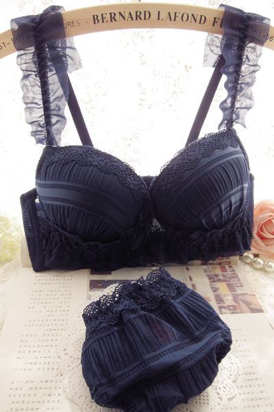 2013 2013 free shipping Super thick . lace shoulder strap push up sexy bra underwear set adjustable bra