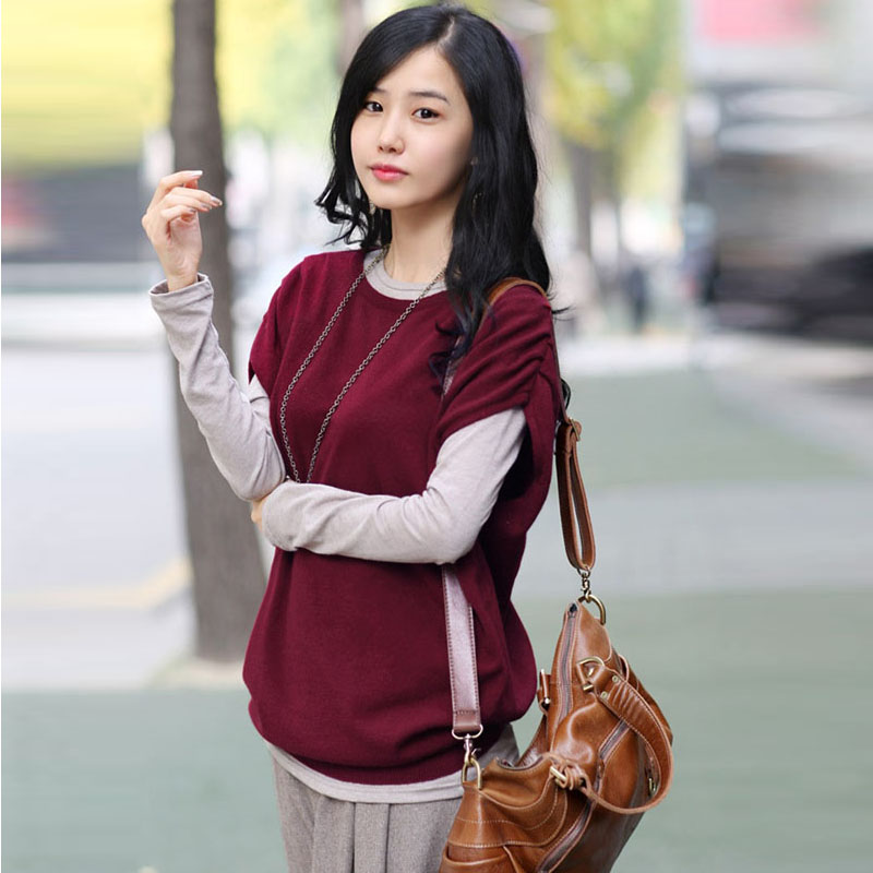 2013 2013 spring and autumn hot all-match plus size clothing batwing sweater shirt pullover twinset sweater 1030