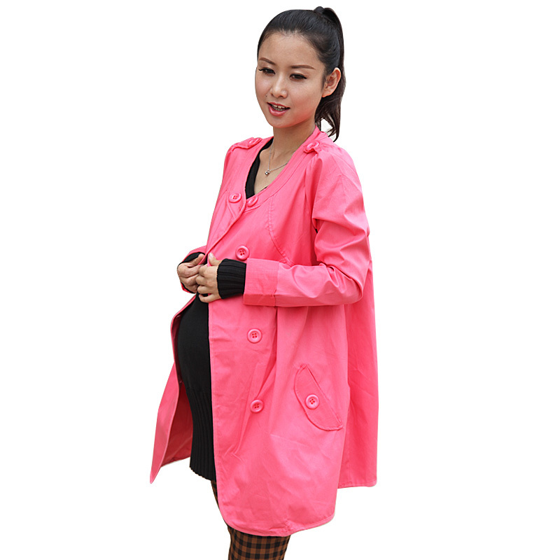 2013 anya fashion maternity clothing spring long-sleeve spring and autumn maternity trench maternity outerwear autumn and winter