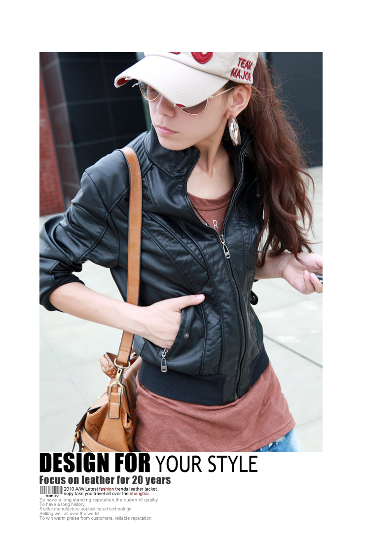 2013 autumn and winter all-match fashion casual muleshoe bags female leather clothing elegant thermal female coat