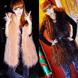 2013 autumn and winter female fashion elegant velvet cardigan vest top fur coat