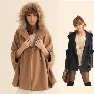 2013 autumn and winter maternity clothing wool coat cloak cape woolen overcoat woolen outerwear freeshipping wholesale