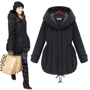 2013 autumn and winter overcoat thickening wadded jacket women medium-long outerwear thermal cotton-padded jacket plus size