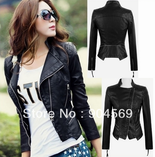 2013 Autumn New Style Ladies washable Leather jacket coats womens short Streetwear jackets coat high quality hot selling!