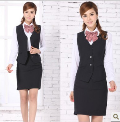 2013 autumn ol work wear women's fashion vest professional set women's work wear  Three-piece 034