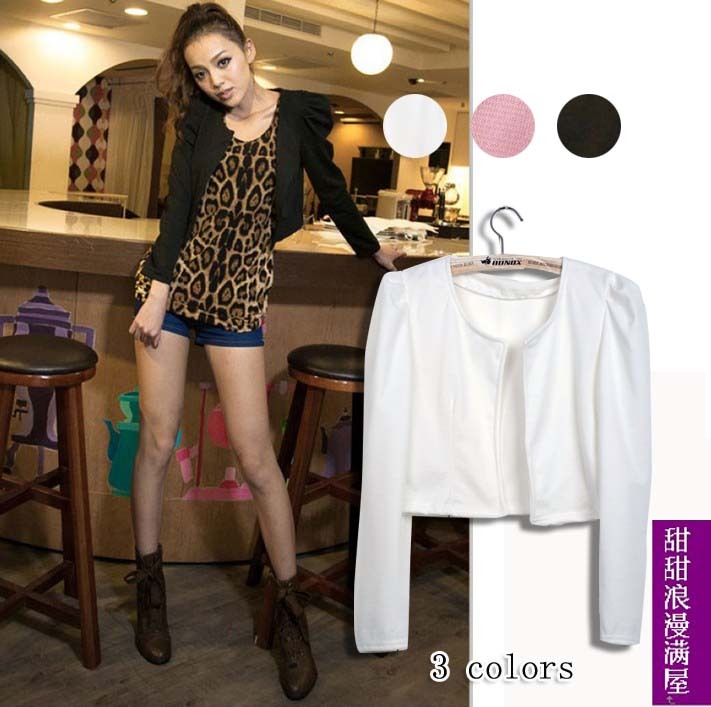 2013 autumn women's 868210 casual all-match personality slim ol short design cardigan coat