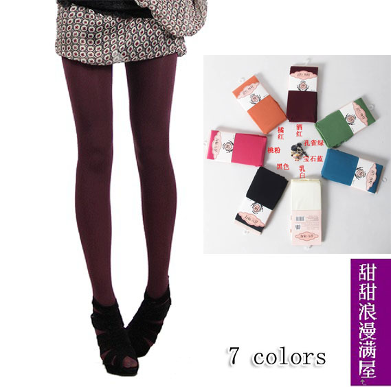 2013 autumn women's fa11175 all-match colorful candy color pantyhose stovepipe beauty care