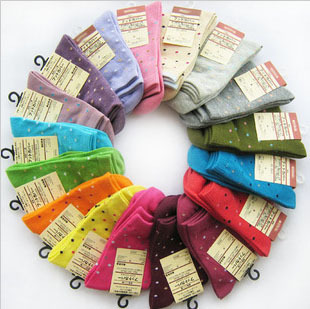 2013 best selling Hotsale Free Shipping to worldwide woman's cotton socks,candy color netherstock