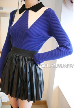 2013 book in product punk pleated small leather skirt pleated leather short skirt bust skirt