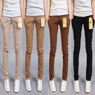 2013 casual pants female harem pants skinny pants pencil pants long trousers 887 free shipping 4colors