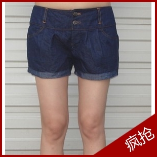 2013 denim shorts basic mm loose plus size women's spring summer trend of boot cut jeans