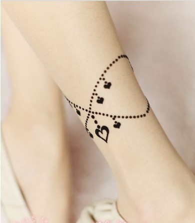 2013 fake tattoo see through sunburn proof flocking lady tights