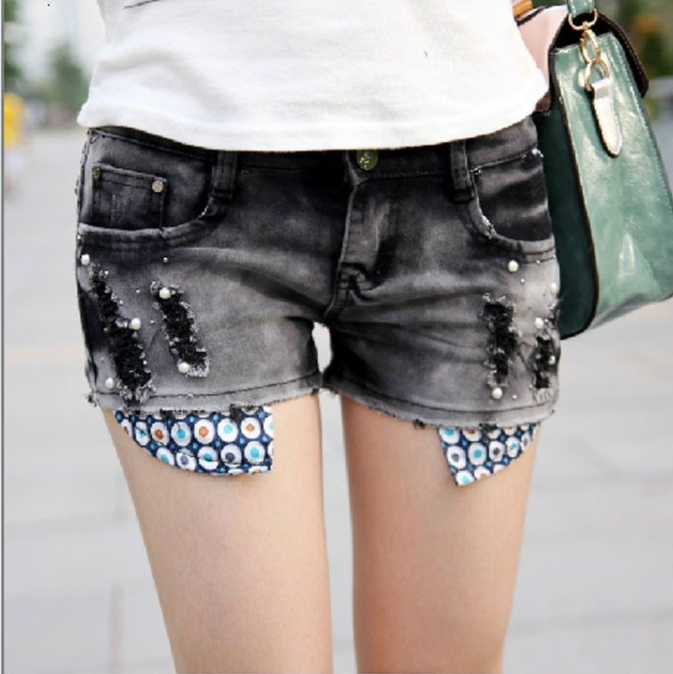 2013 fashion designer women jeans shorts pants lady garment  chaorenge-6605