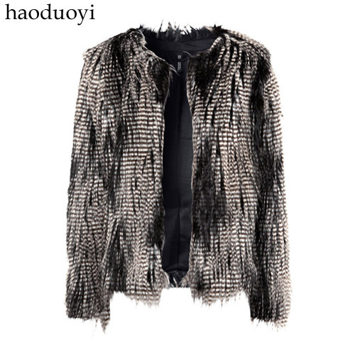 2013 fashion Mmm three-color wool peacock faux jacket front fly buckle long-sleeve   fur coat [Free Shipping]