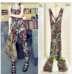 2013 fashion new arrival magnificent multicolour casual loose Jumpsuit  338