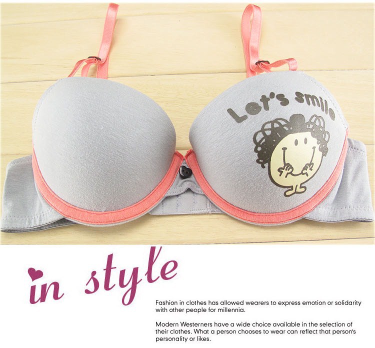 2013 Fashion Sporty Printing Letter Ladies' bra sets, Sexy Bra brief Sets, Push-up Women's brassiere for AB Cup