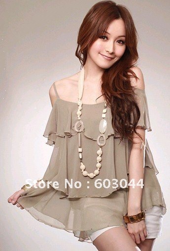 2013 FASHION WOMEN LOOSE SHIRT+LADIES CHIFFON BLOUSE TOP+SEXY WOMAN DRESS+FREE SHIPPING(1PC)+DRESS WHOLESALES NTWB-001