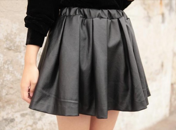 2013 Fashion Women Sexy PU Leather Skirt  High-waist Bud Kilt Skirts Free Shipping SK-014