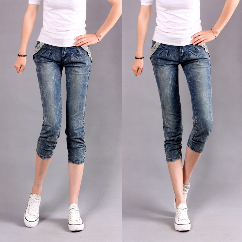 2013 female summer thin pants jeans skinny pants a capris pencil pants 1148 NCMPGNN