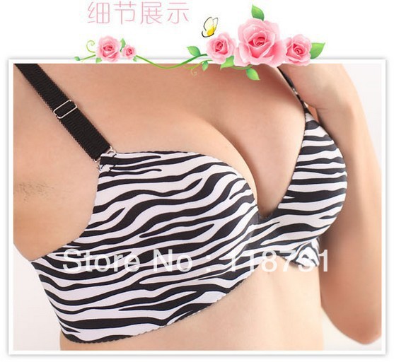 2013 Free shipping hot sale ladies' seamless push up bra set one piece sexy bra and panties wholesale/retail