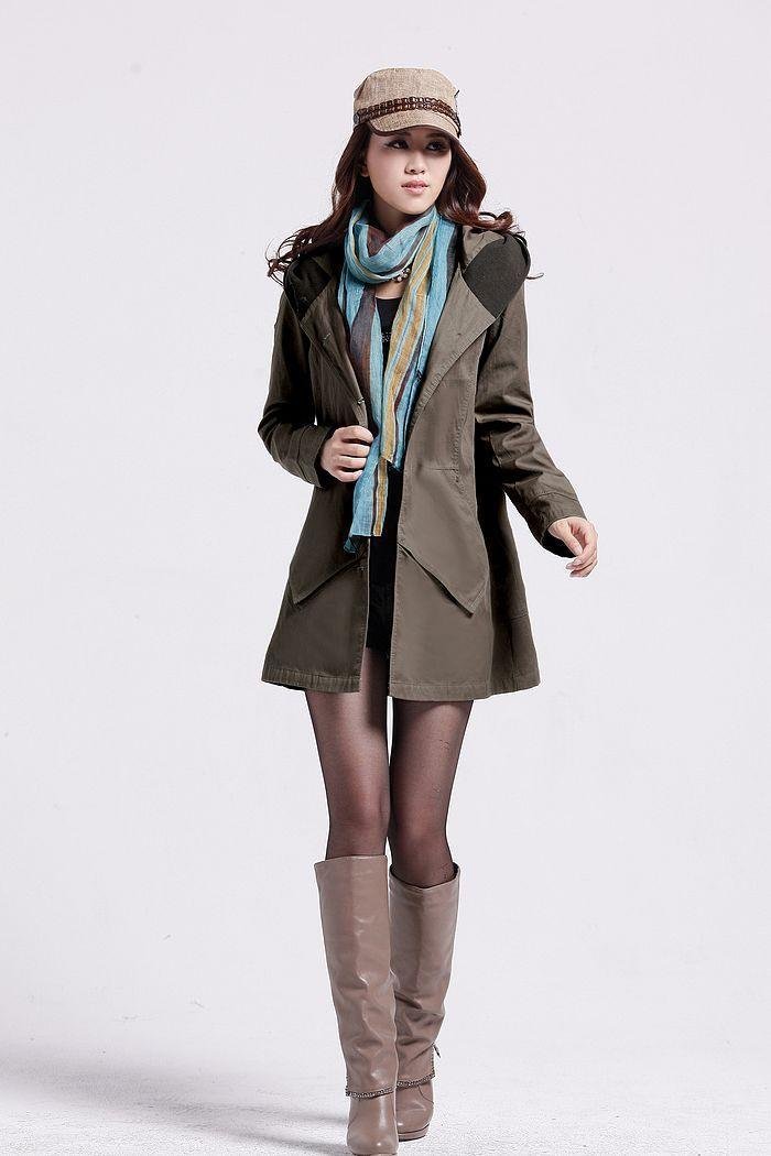 2013 Free Shipping new dust coat  Korean  women  coat plus size medium-long style  Single breasted  Dust coat