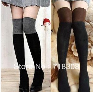 2013 free Shipping!Over The Knee Socks ,Thigh High Cotton Stockings,Causual Scks Fshion Socks