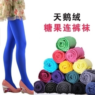 2013 free shipping  spring models sexy 12D impervious meat velvet candy pantyhose female backing stockings