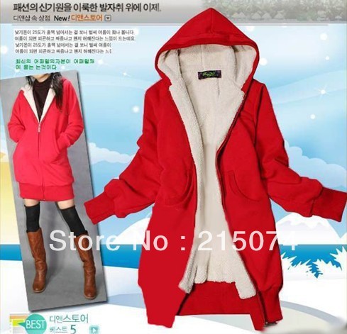 2013 Free Shipping The printing cowboy the lambs wool warm lady cotton-padded jacket coat/Free size/3color #1025