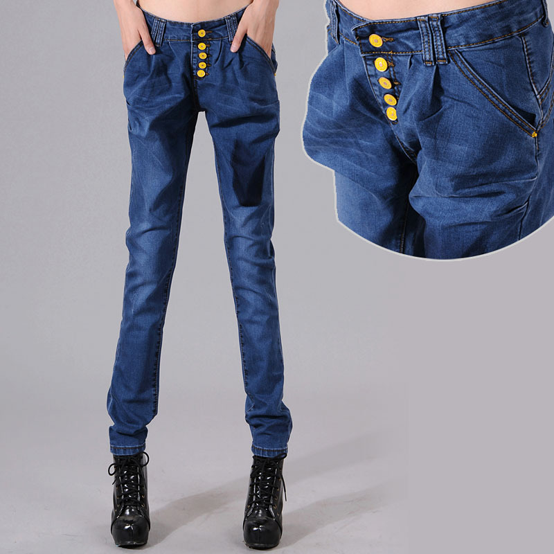 2013 harem jeans for women long pants slim butt-lifting elegant women's harem pants sports casual harem jeans female