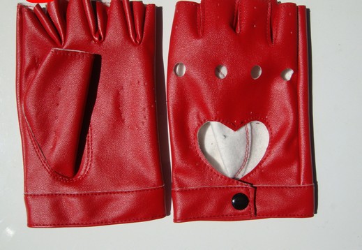 2013 hip-hop dance gloves Slip-Proof Gloves star hot-selling PU leather gloves Opera Evening Party,12pairs/lot