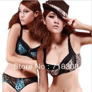 2013 Hot sale Lace Sexy Bra set  Women's Lingerie Bra&brief  set C cup Bra Lanny free Shipping