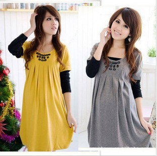 2013 Hot Sale Spring and Autumn Maternity Dress,100% High Quality, Free Shipping #9613