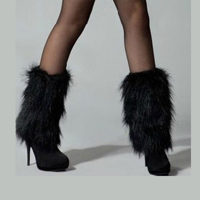 2013 Imitation mink rabbit fur leg cover fur boots set ankle sock shoes cover 30cm/40cm