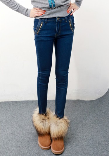 2013 jeans skinny pants pencil pants trousers zipper